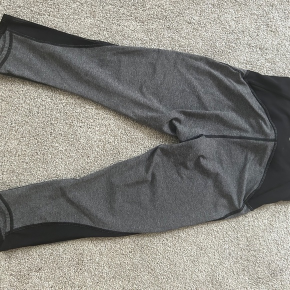 Lululemon Capris Leggings. Grey and Black. - Picture 2 of 2